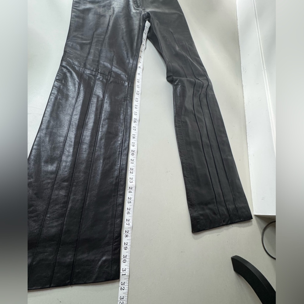 Rudsak Black Genuine Leather Pants — Size 6 - Picture 16 of 17
